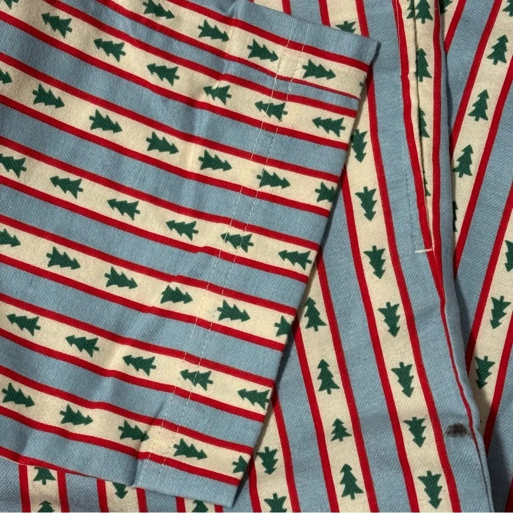 Hanna Andersson Striped Pajama Pants with Trees Size XS Unisex - Picture 6 of 7
